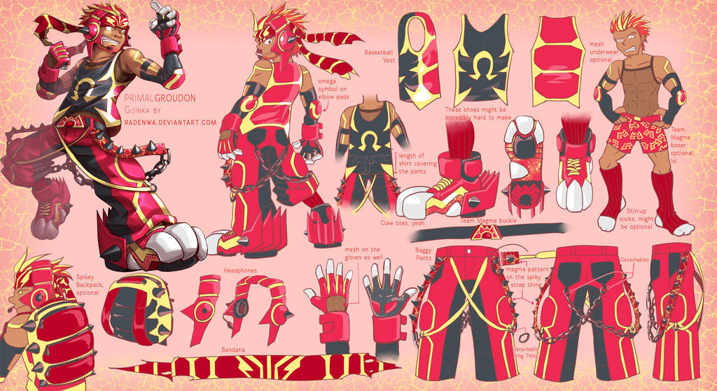 Primal Groudon Reference by RadenWA