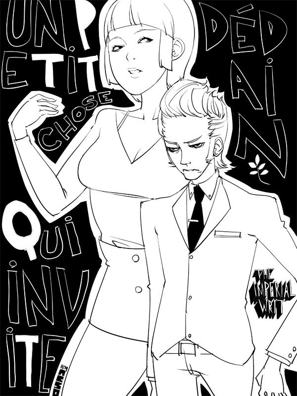 Sketch 01 for Color Dive by roaldiswack