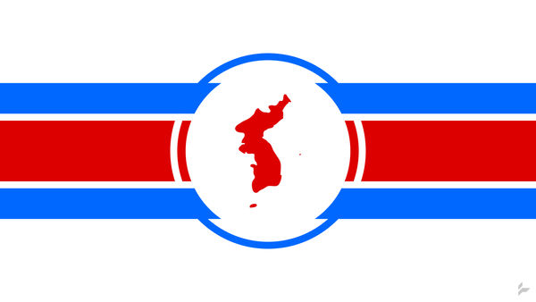 United Korea Flag Concept by Tecior