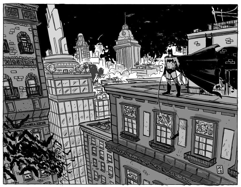 Batman in Gotham by JasonCopland