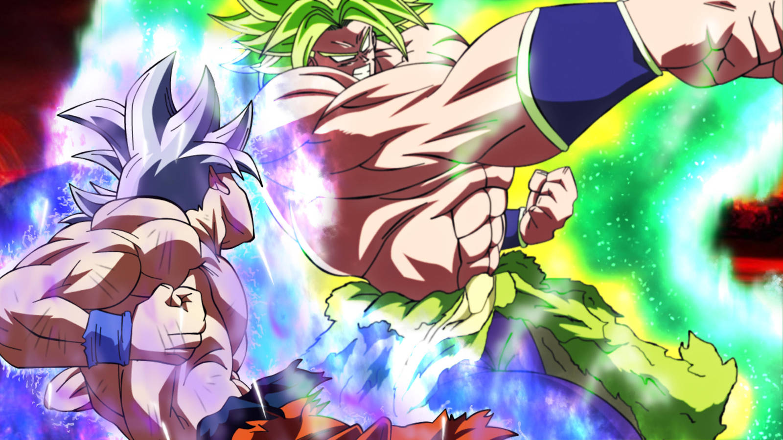 MUI Goku vs LSSJ Broly [DBS movie 2018] by MohaSetif on DeviantArt
