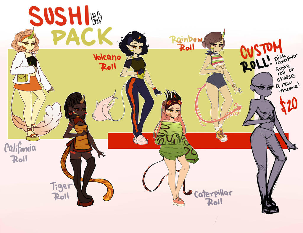 ~Sushi-Kirin Adopts Batch~ PAYPAL ONLY by IsoChi