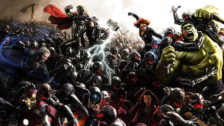The Avengers: Age Of Ultron Comic-Con Poster by ProfessorAdagio