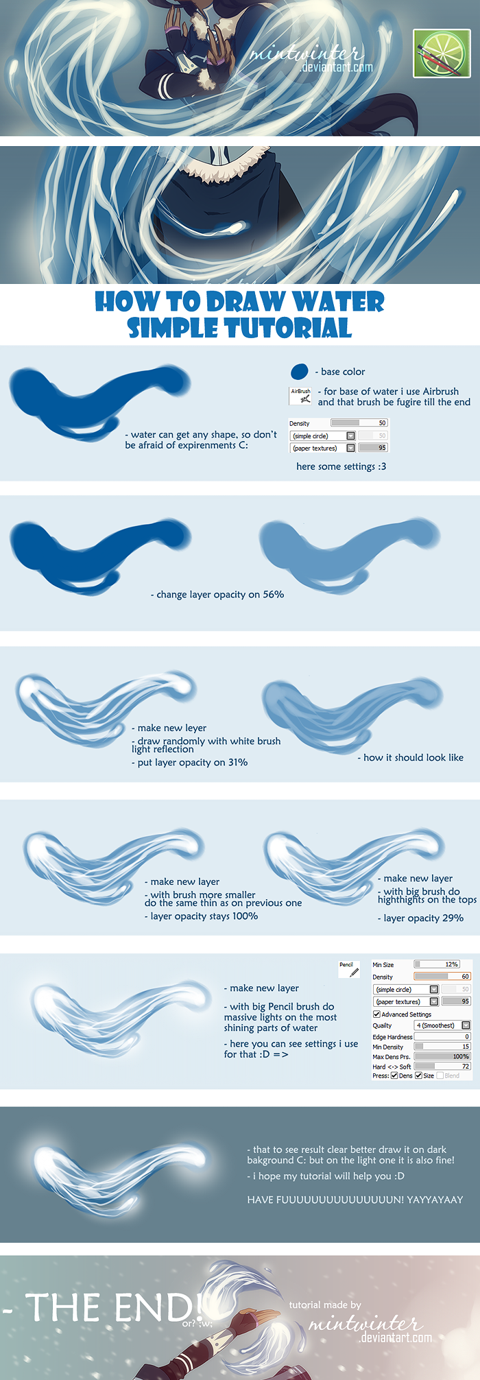 Water Tutorial by mintwinter on DeviantArt