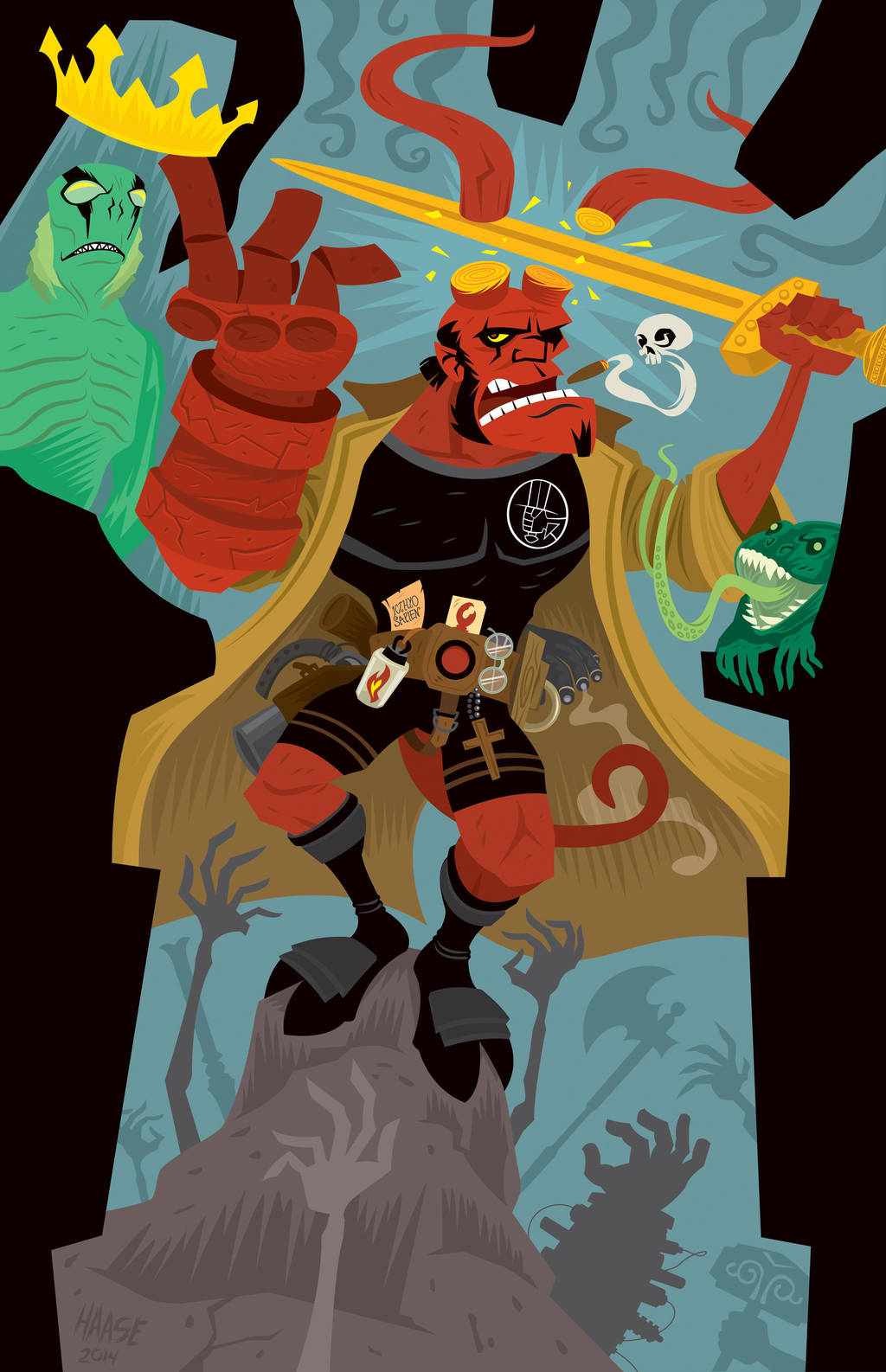 Hellboy 20th by Haaspodge