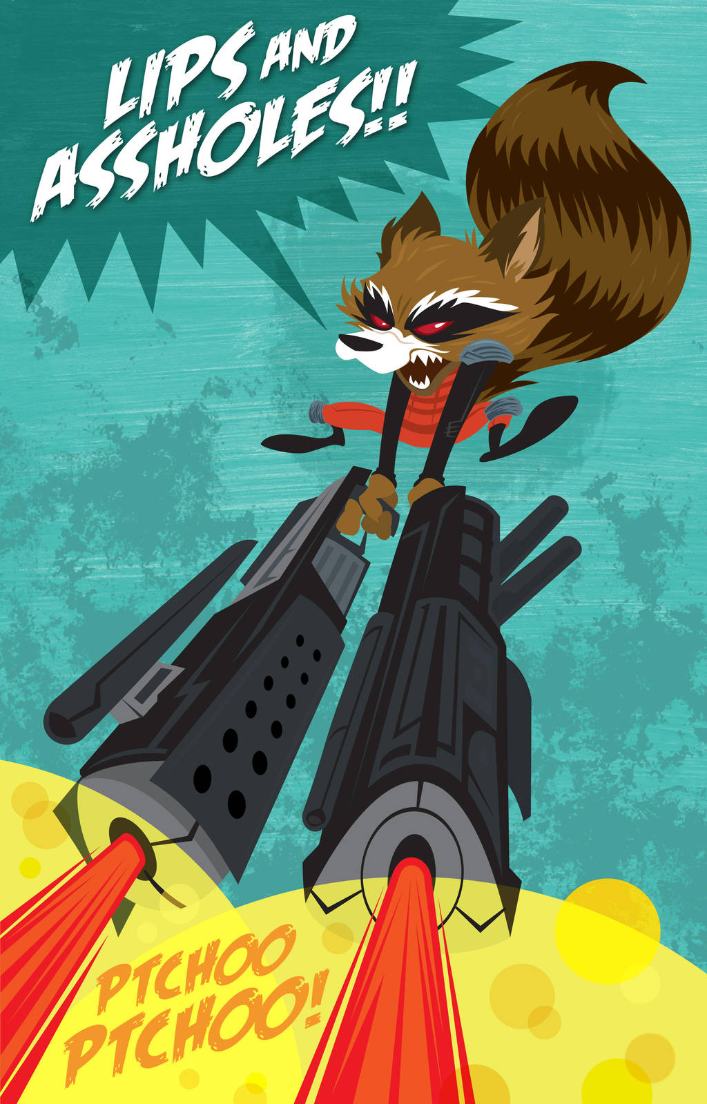 RocketRaccoon by Haaspodge
