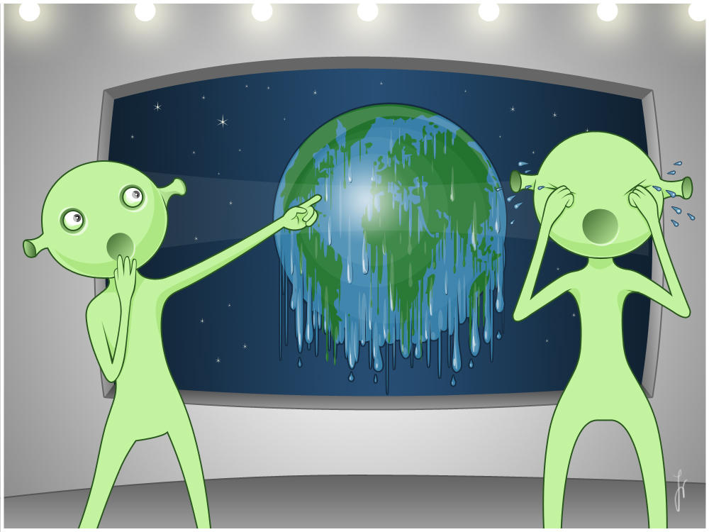 Global warming by LillemorGull