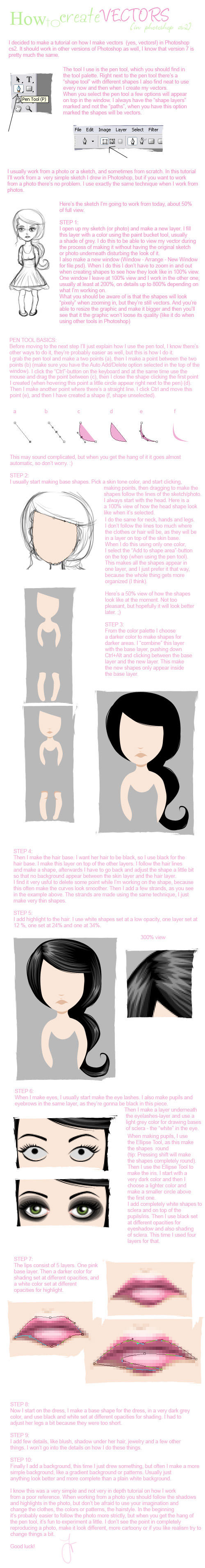 Vector tutorial by LillemorGull