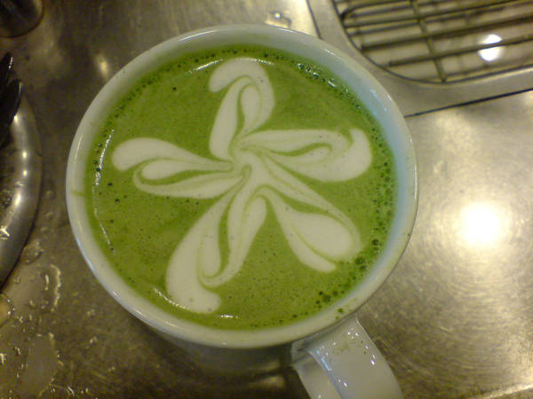 Green Tea Latte Art by caryncyh on DeviantArt