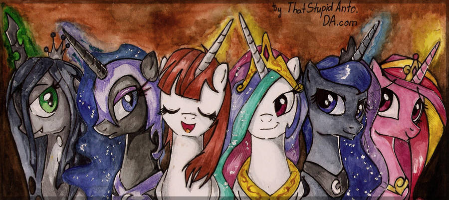 Alicorn party :D by Antych