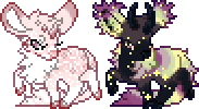 Colette and Night Lights Icons by diggitydani