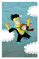 Invincible and my geeky by Cosmic-Rocket-Man