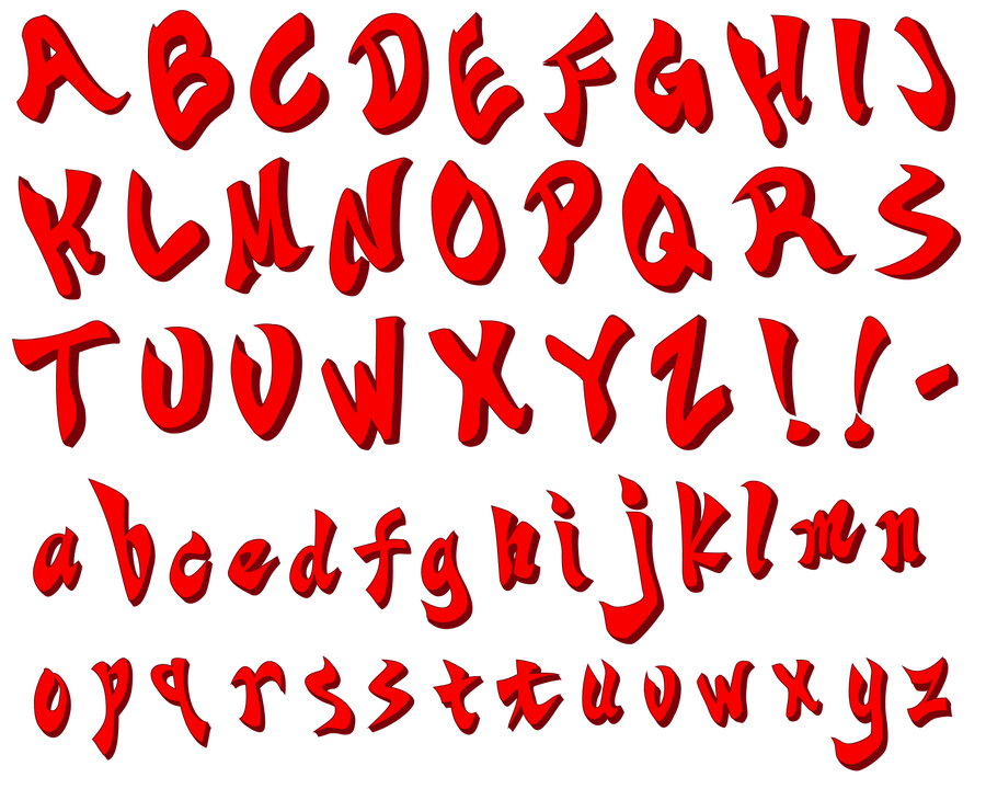 Ace Attorney Objection font by MapleRose