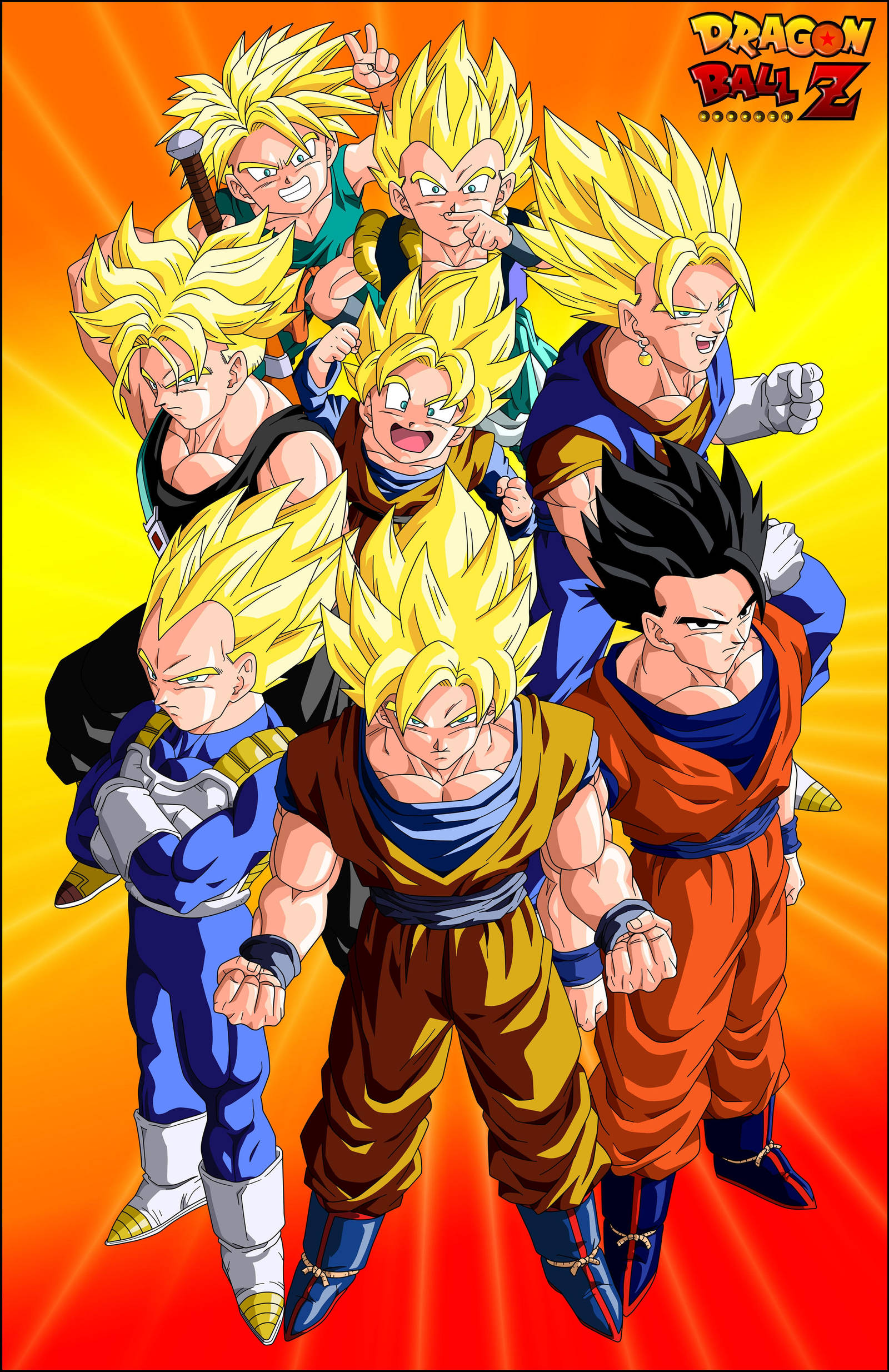 The Super Saiyans by el-maky-z