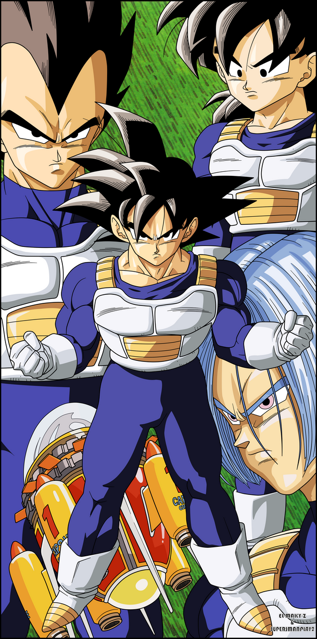 Dragon Ball Z - Saiyans by el-maky-z