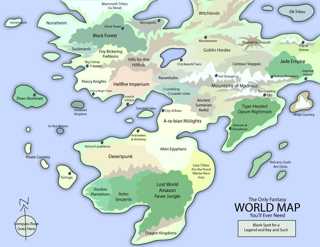 The Only Fantasy World Map... by EotBeholder