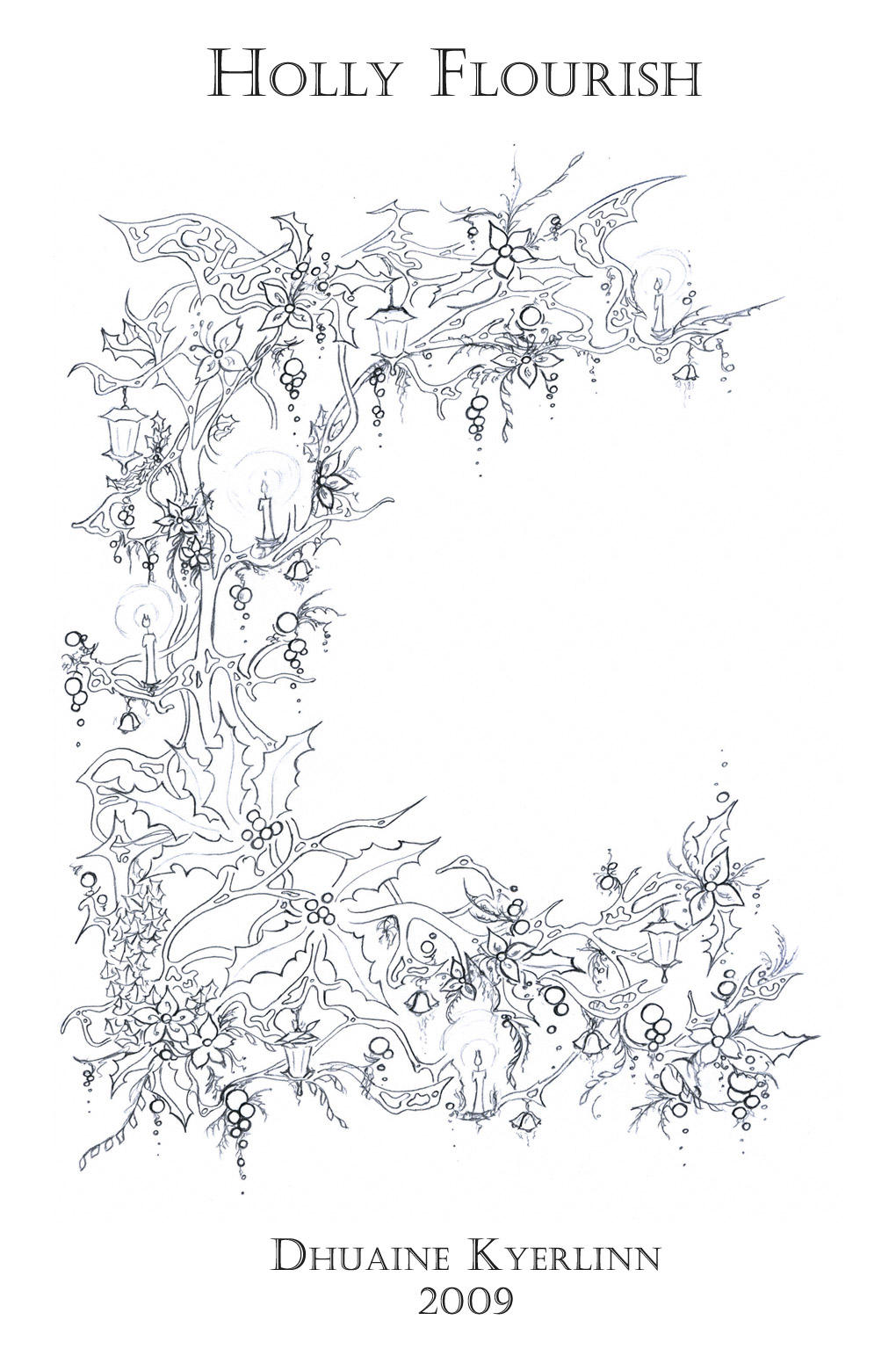 Holly Flourish by Dhuaine