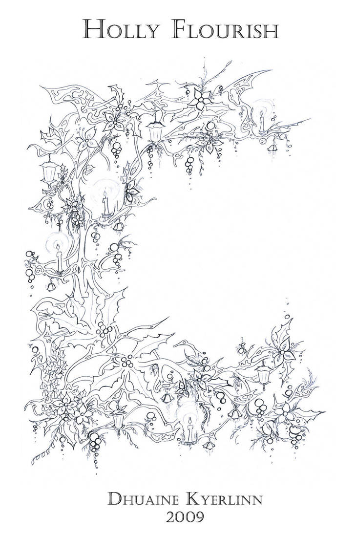 Holly Flourish by Dhuaine