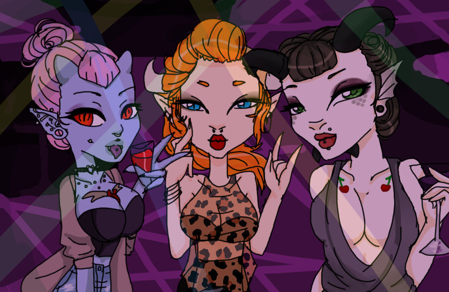 Club night by LilithIrina
