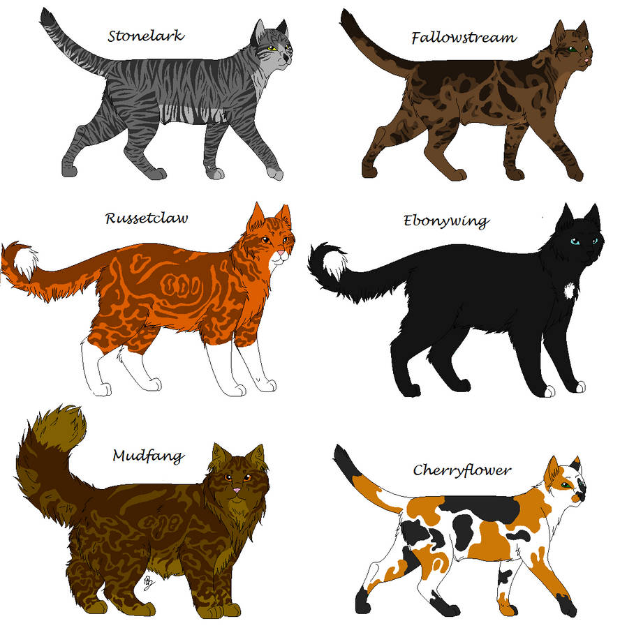 Warrior Cats Breedable 1 (closed) by SpiritSparkWarriors on DeviantArt
