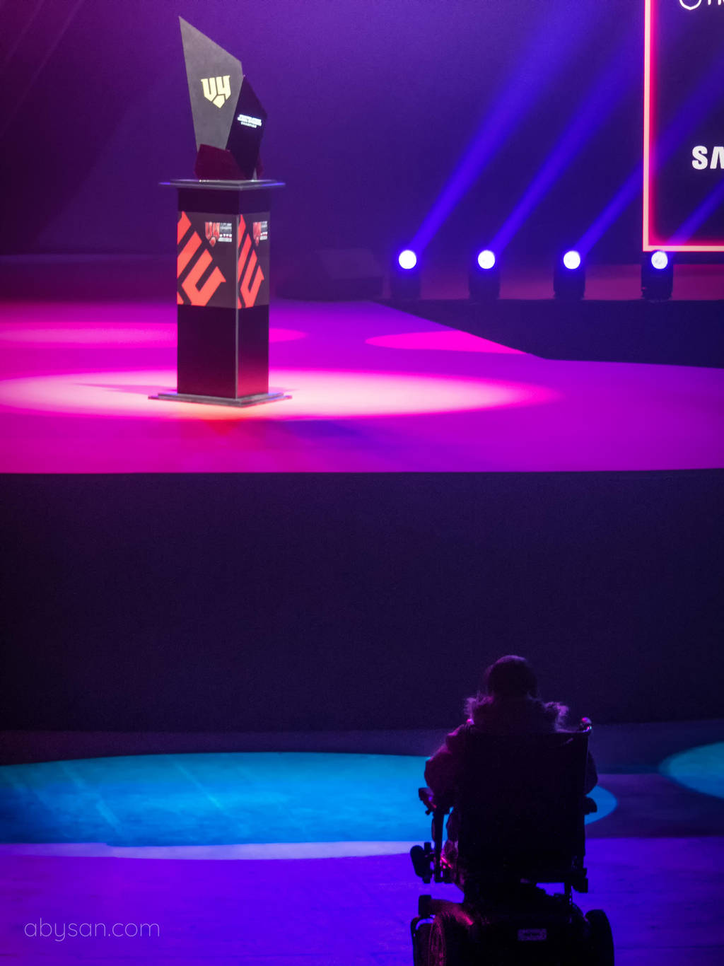 Wheelchair and the Trophy by abysan