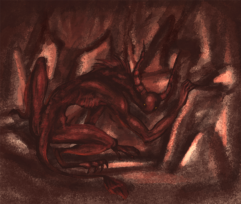 there's a devil by Spoonfayse