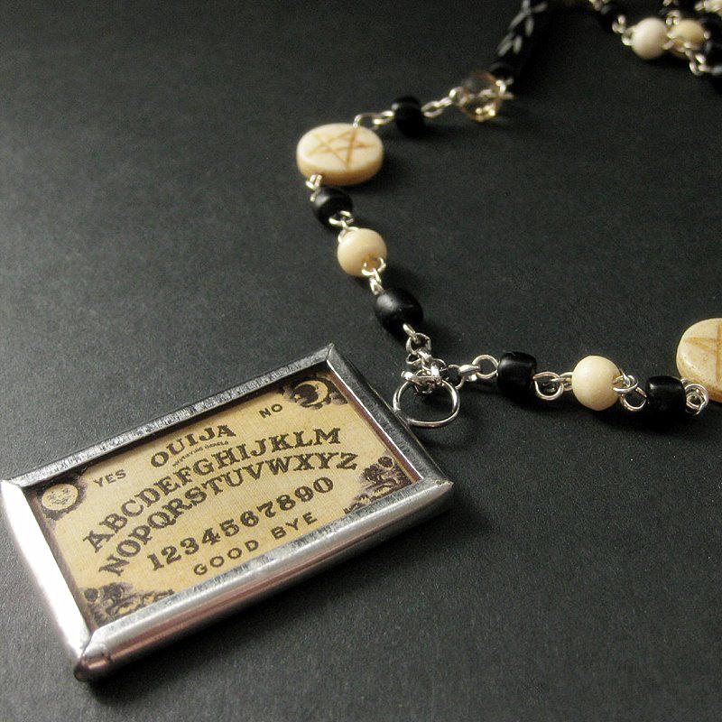Ouija Board Beaded Necklace by Gilliauna
