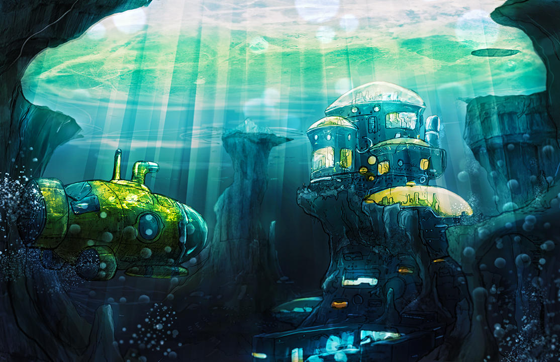 Underwater City by Kamikaye