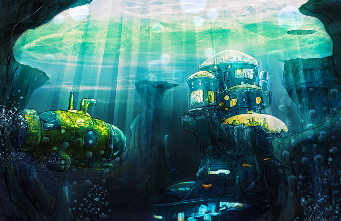 Underwater City by Kamikaye