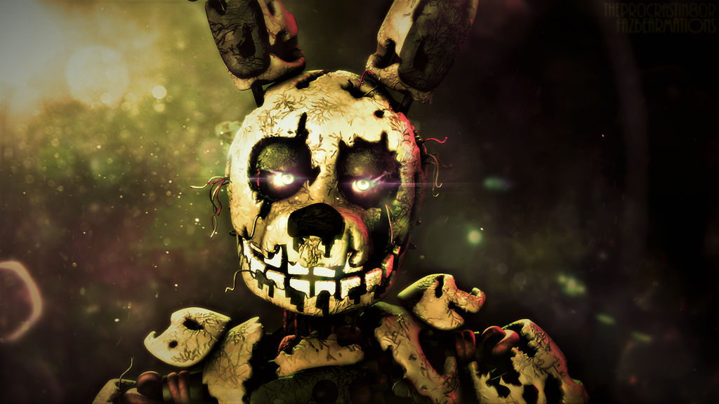 [SFM FNAF Collab] Springtrap Wallpaper by Fazbearmations on DeviantArt