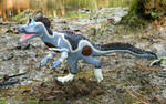 Cryolophosaurus Sculpture by MsMergus