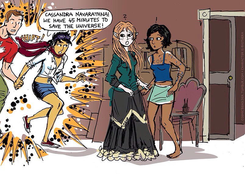 Iothera meets Jenny Everywhere by TheCosmicBeholder