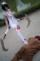 Nurse Akali kills Annie. Hard. by Stunt-Sheep