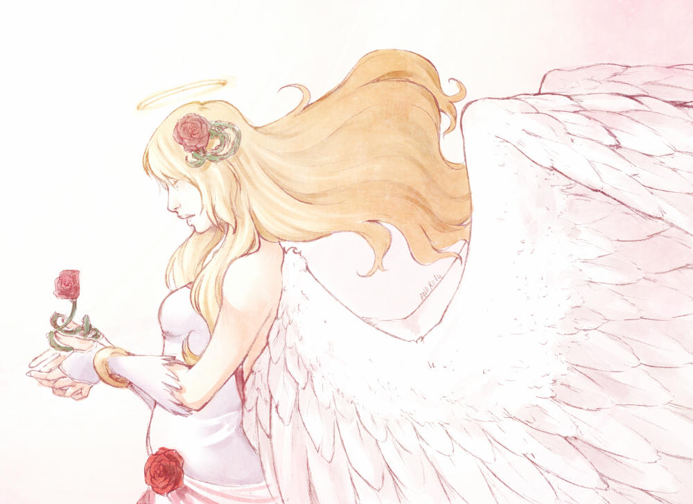 :Gift: Pure goddess by A-nako