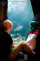 Sailor Moon Haruka and Michiru by VandorWolf