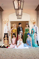 Sailor Moon Princesses + Co. by VandorWolf