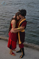 Avatar: Fire Nation Katara and Zuko by VandorWolf