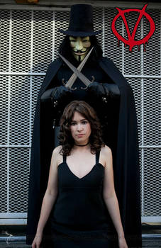 V for Vendetta: V and Evey by VandorWolf