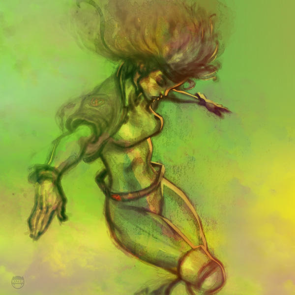 Skratchwork of Rogue by CoranKizerStone