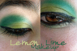 Lemon Lime makeup by ceciliay