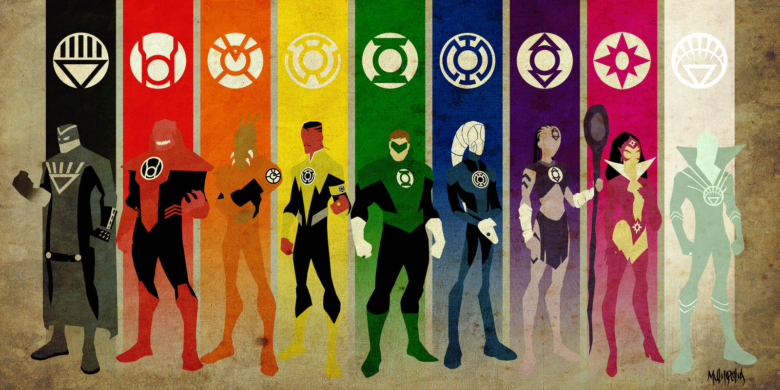 Lantern Corps ultra print by BloodySamoan