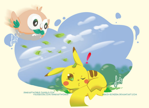 Get him ---- Rowlet by Nekoi-Echizen