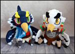 Revali and Teba plush set by SewYouPlushieThings