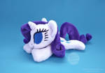 Mini Pony Plush - Rarity by SewYouPlushieThings