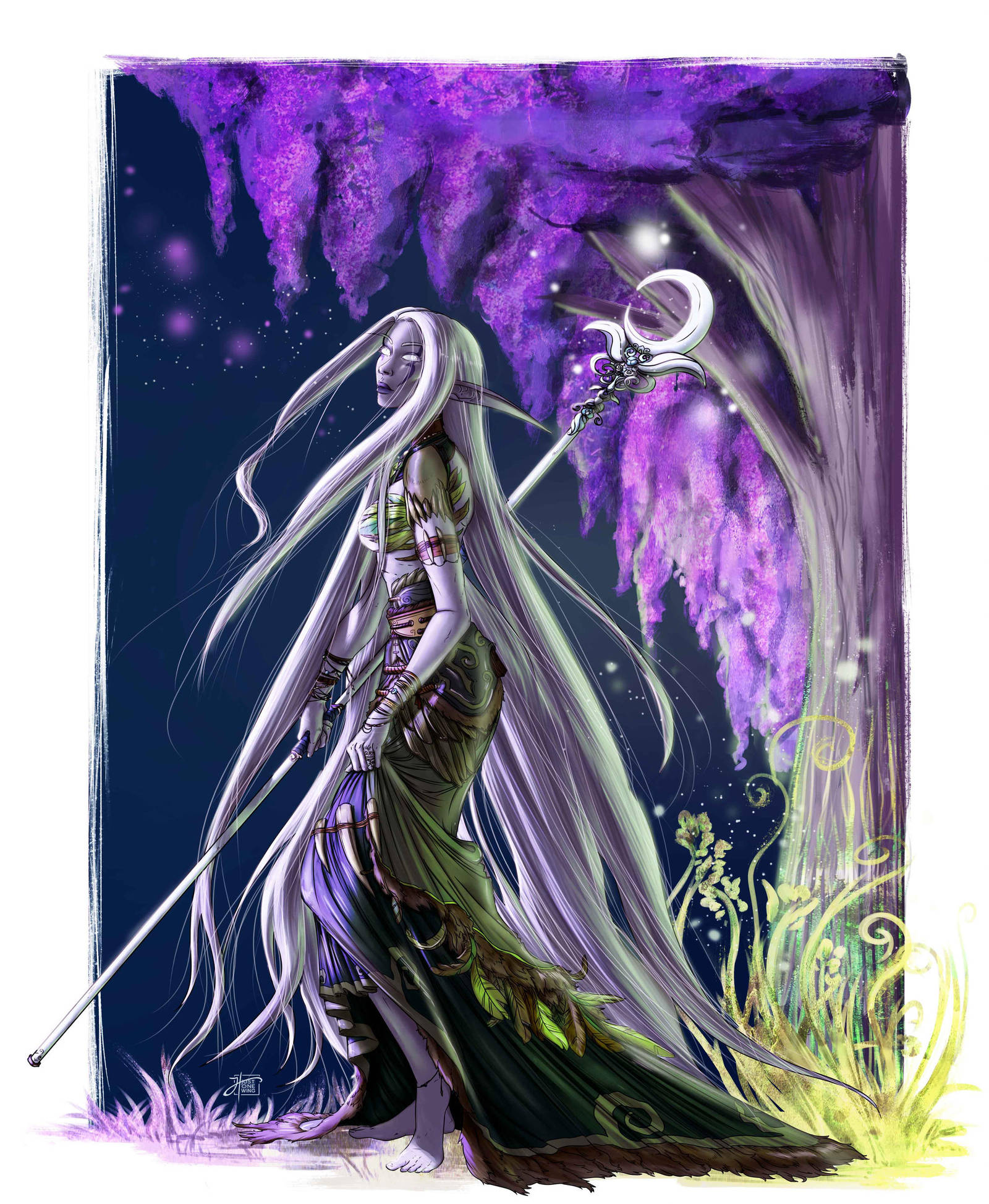 Nightelf Druid by justonewing