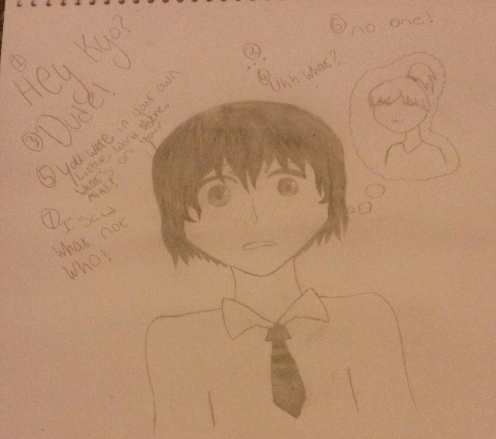 Kyo's thinking by dantania-dan
