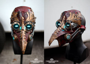 Arcane Steampunk plague doctor mask by TwoHornsUnited