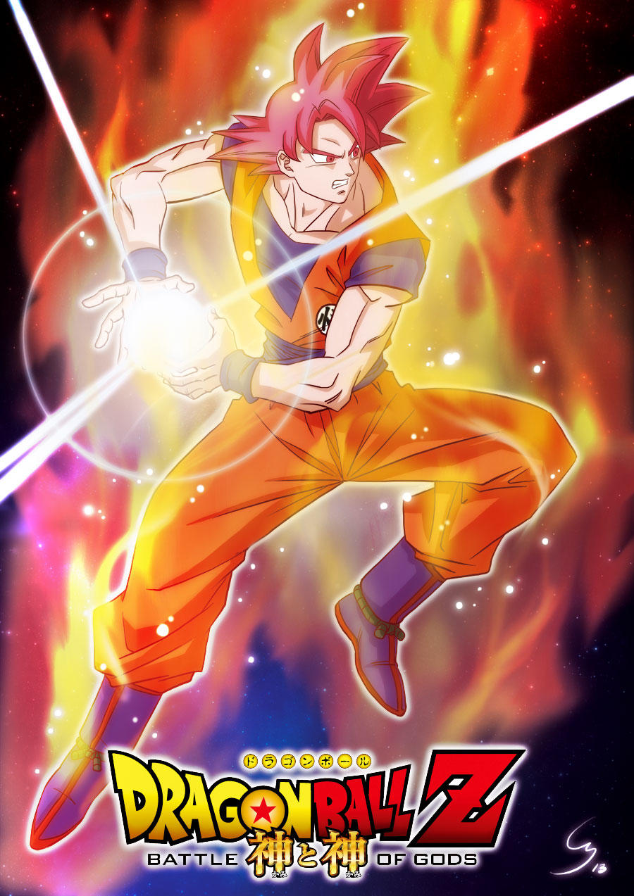 Direct Live Mondoclub : Son Goku Super Saiyan God by Cheu-Sae
