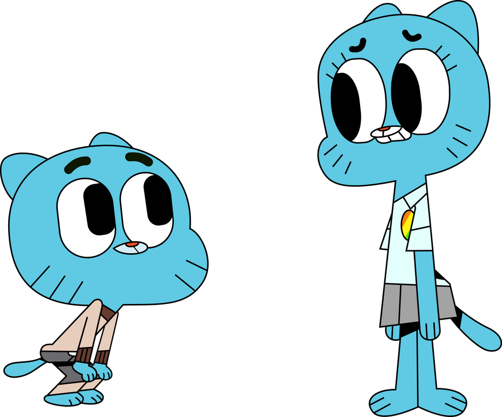 Gumball and Nicole Wattarson by Comeha on DeviantArt