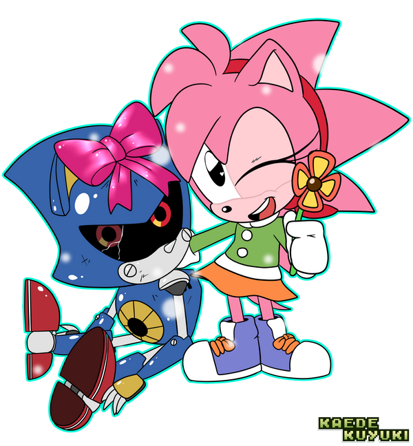 Amy And Metal Sonic Mania Adventures By Kaedekuyuki On